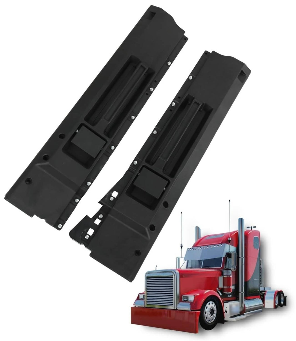 Solidspare Interior Left & Right Side Door Handle For 88-12 Freightliner 761-5209 761-5210