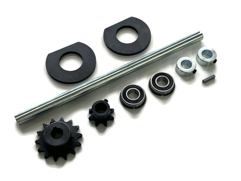 5/8" x 12" Jackshaft Kit for Manco 285-207, 285B-2, 286C-2 Dingo Go Kart Cart