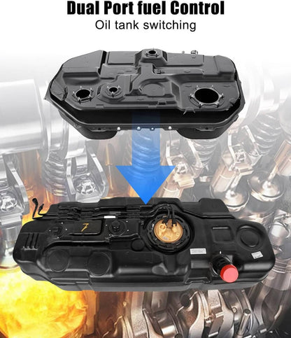Solidspare Fuel Gas Dual Tank Selector Valve 6 Port For Ford Chevy GMC Pickup U7001 Dodge