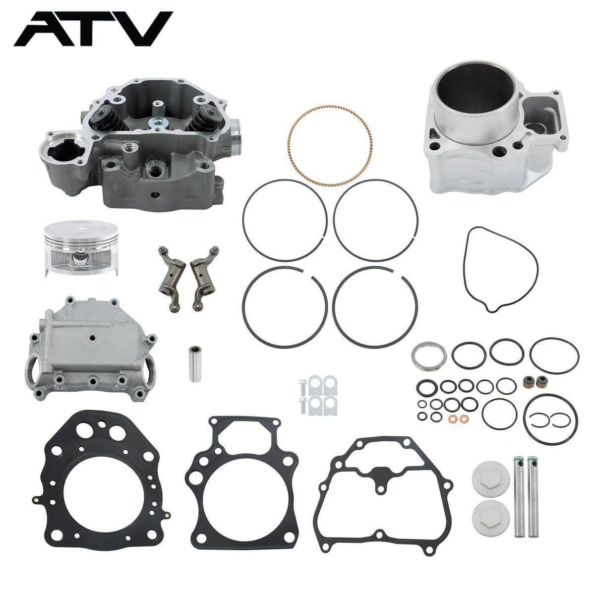 Solidspare For HONDA TRX420 2012-2019 Cylinder Head Cover+Cylinder Head+Sleeve Cylinder US