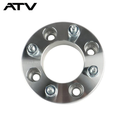 Solidspare 2× 1.5" Wheel Spacer 4x110 74mm M10x1.25 Silver For Suzuki 2002-2007 Eiger 400