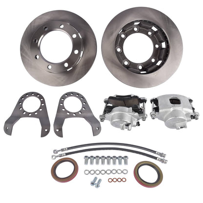 Solidspare 14 Bolt Complete Disc Brake Conversion Kit 10.5 SRW For GM 1973-1988 Disk Brakes