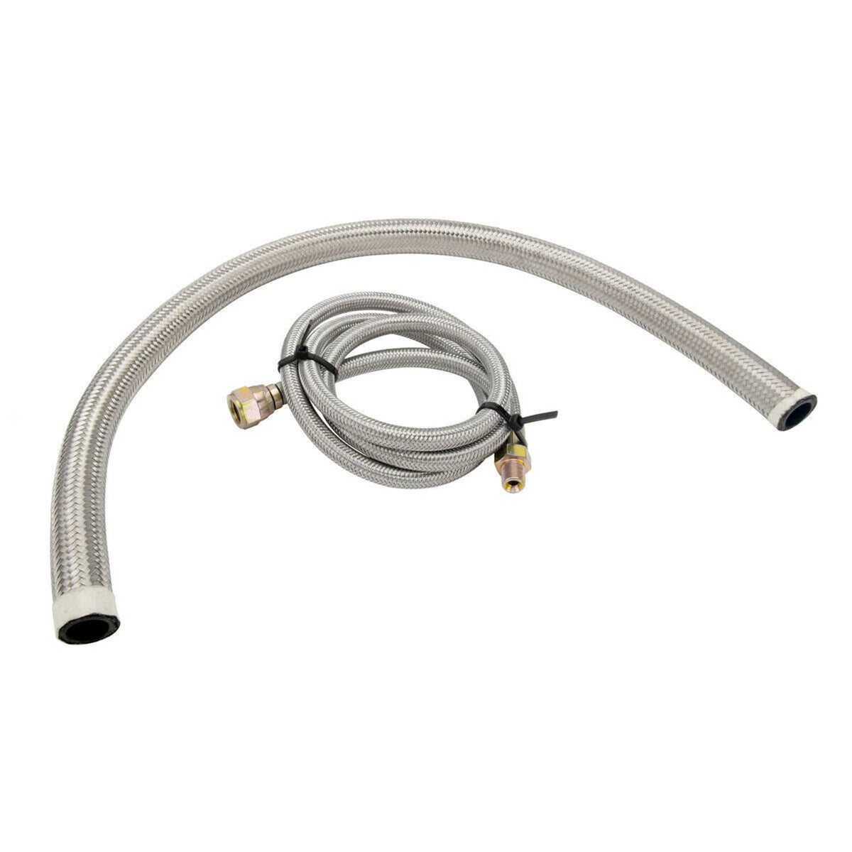 Solidspare Set Oil Feed Line+10AN Oil Drain Return Fitting For Turbo T3 T4 T6 GT45 T04E T66