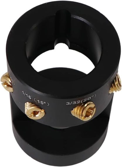 Solid Spare Tungsten Grinder & Sharpener Multi-Angle Offsets Head Tool For TIG Welding