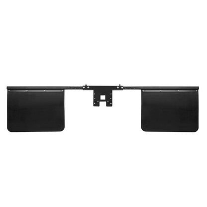 Solid Spare 24x18" Truck Hitch Mount Mud Flap Fit 2" Hitch Receivers Easy to Install Remove