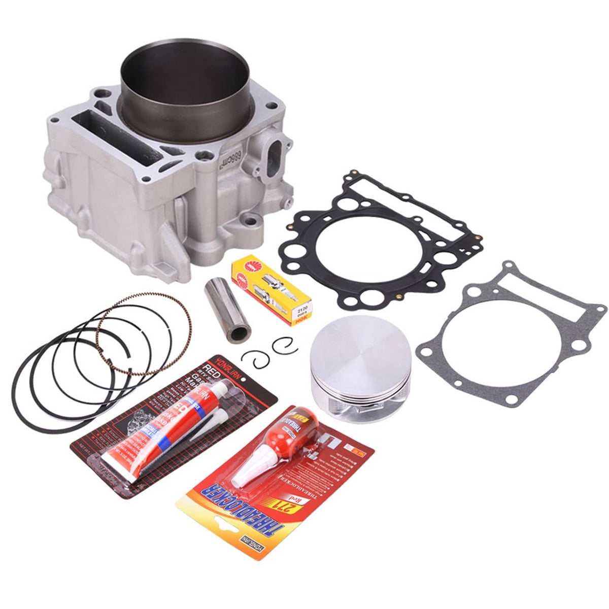 Solidspare Top End Kit & Cylinder Head Valve Gasket Kit For Yamaha Raptor 660R 2001-2005