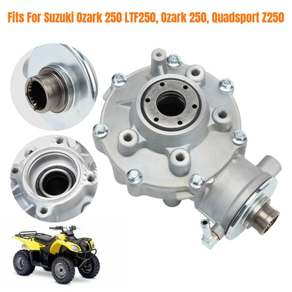 Solidspare Rear Differential Gear Case Fit for Suzuki Ozark 250 LTF250 2X4 2002-2014 ATV