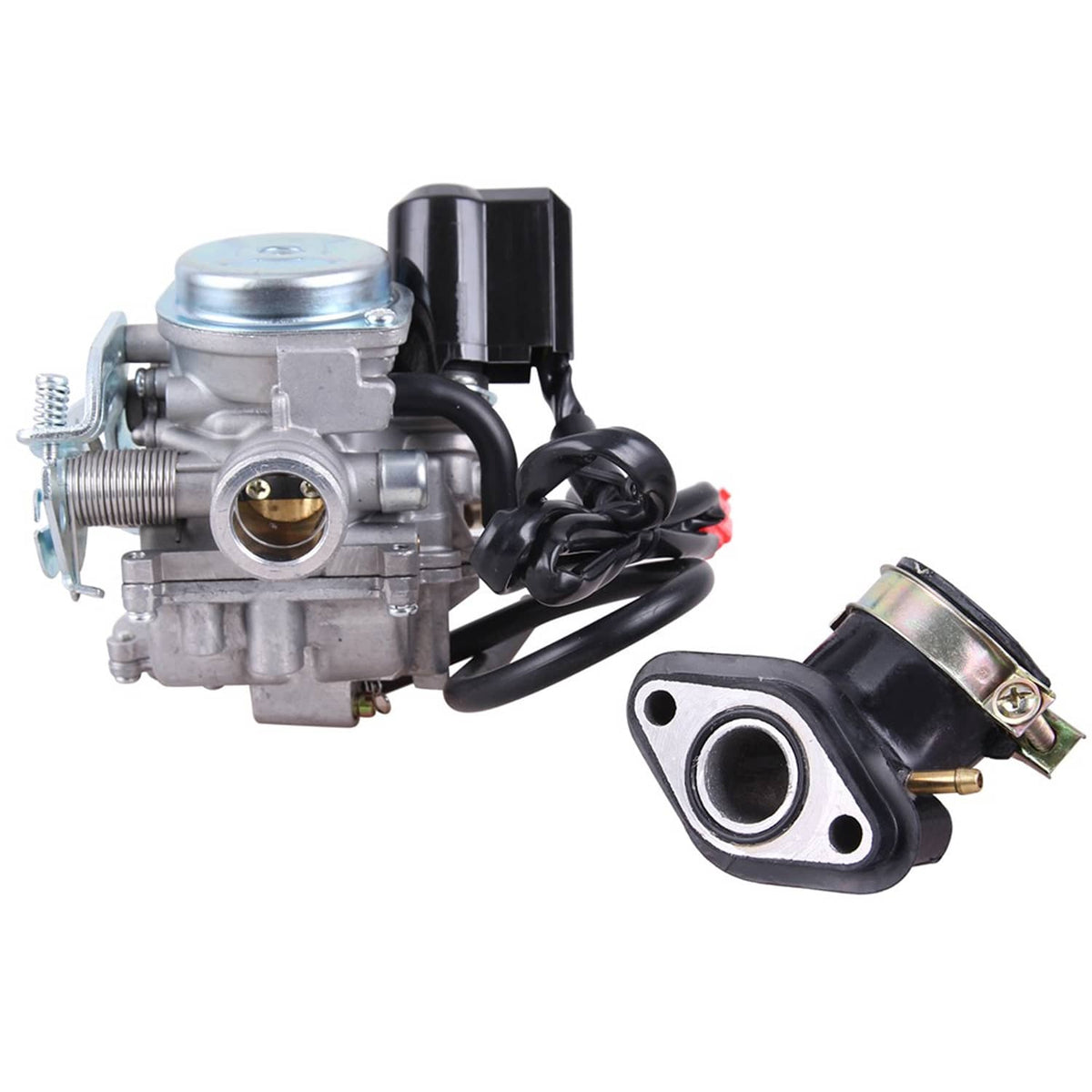 Solidspare Performance GY6 18MM Carburetor for 80 49cc 50cc 4 Stroke Scooter Taotao 139QMB