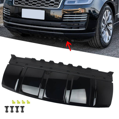 Solidspare For 2018-2020 Land Rover Range Rover Front Bumper Skid Plate Trim Black LR117512