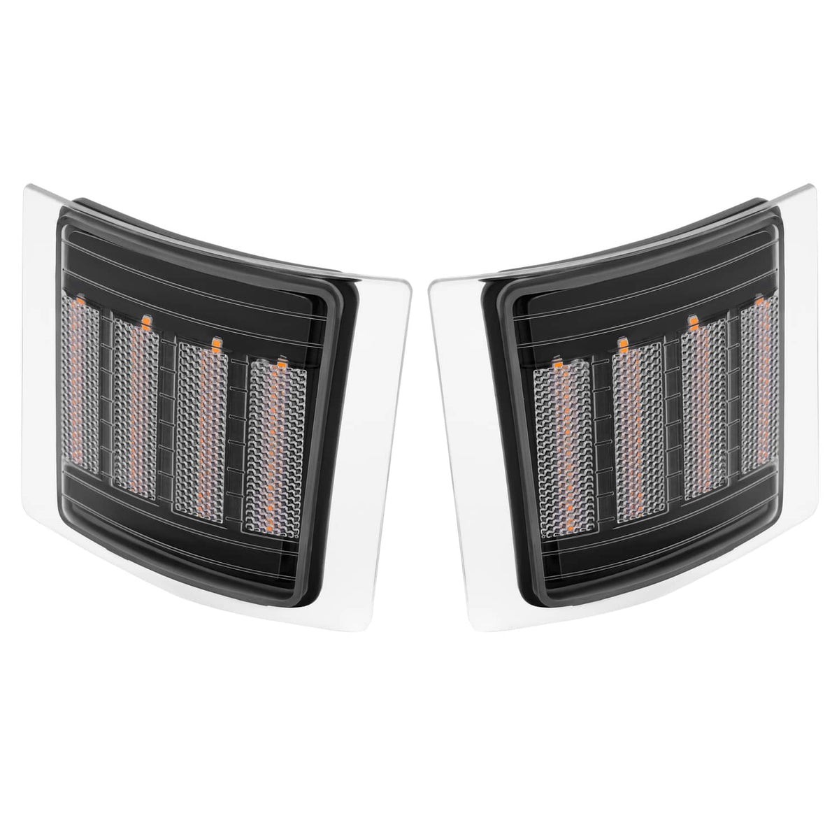 Solid Spare For Chevy C/K 1500 2500 3500 94-98 LED Sequential Corner Side Marker Lights Set