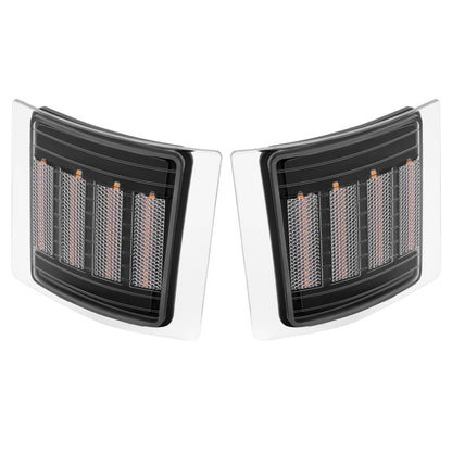 Solid Spare For Chevy C/K 1500 2500 3500 94-98 LED Sequential Corner Side Marker Lights Set
