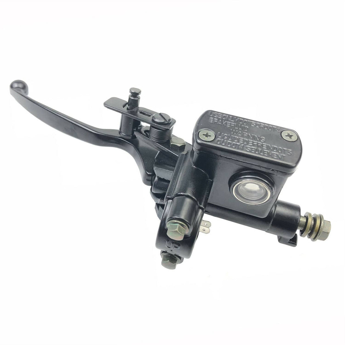 Solidspare 7/8" ATV Handlebar Hydraulic Brake Master Cylinder Lever For  ATV Quad Moped