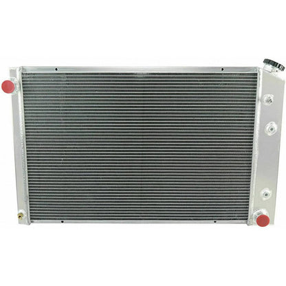 Solidspare 4 Row Core Radiator Fan Shroud For Chevy 1973-1987 C10 C20 C30 Pickup Truck GMC