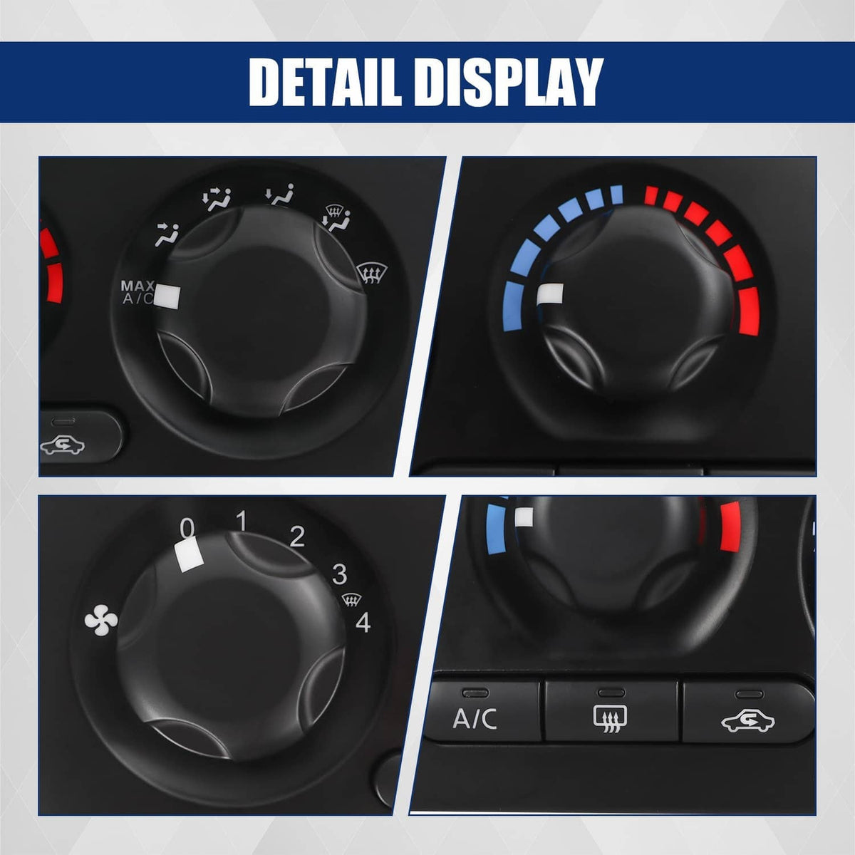 Solidspare AC Air Conditioner Heater Control Panel 27510JS60B For 2007-2012 Nissan Frontier