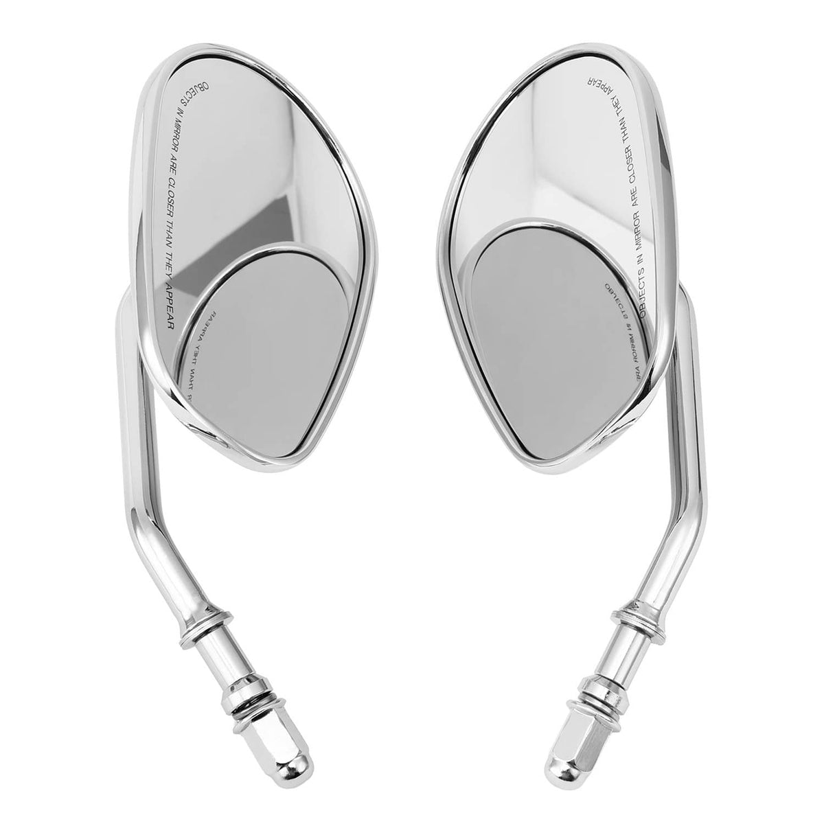 Solidspare Chrome Rear View Mirrors Fit For Harley XL1200L XL883 XL Sportster Left & Right