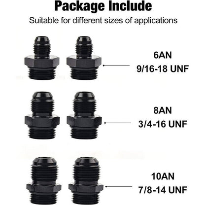 Solidspare High Flow 100 Micron Inline Fuel Filter Cleanable AN6 AN8 AN10 Adapter Fitting