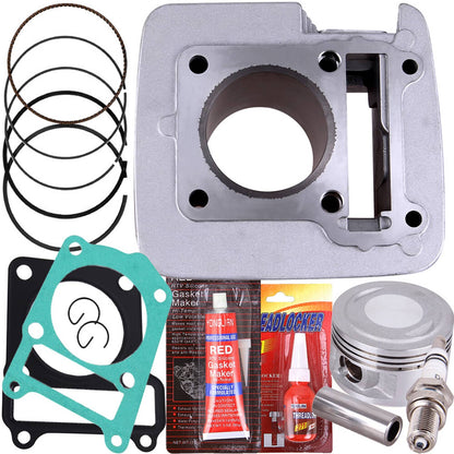 Solidspare 150CC Big Bore Cylinder Piston & Gaskets Kit For Yamaha TTR125 TTR125E TTR125E L