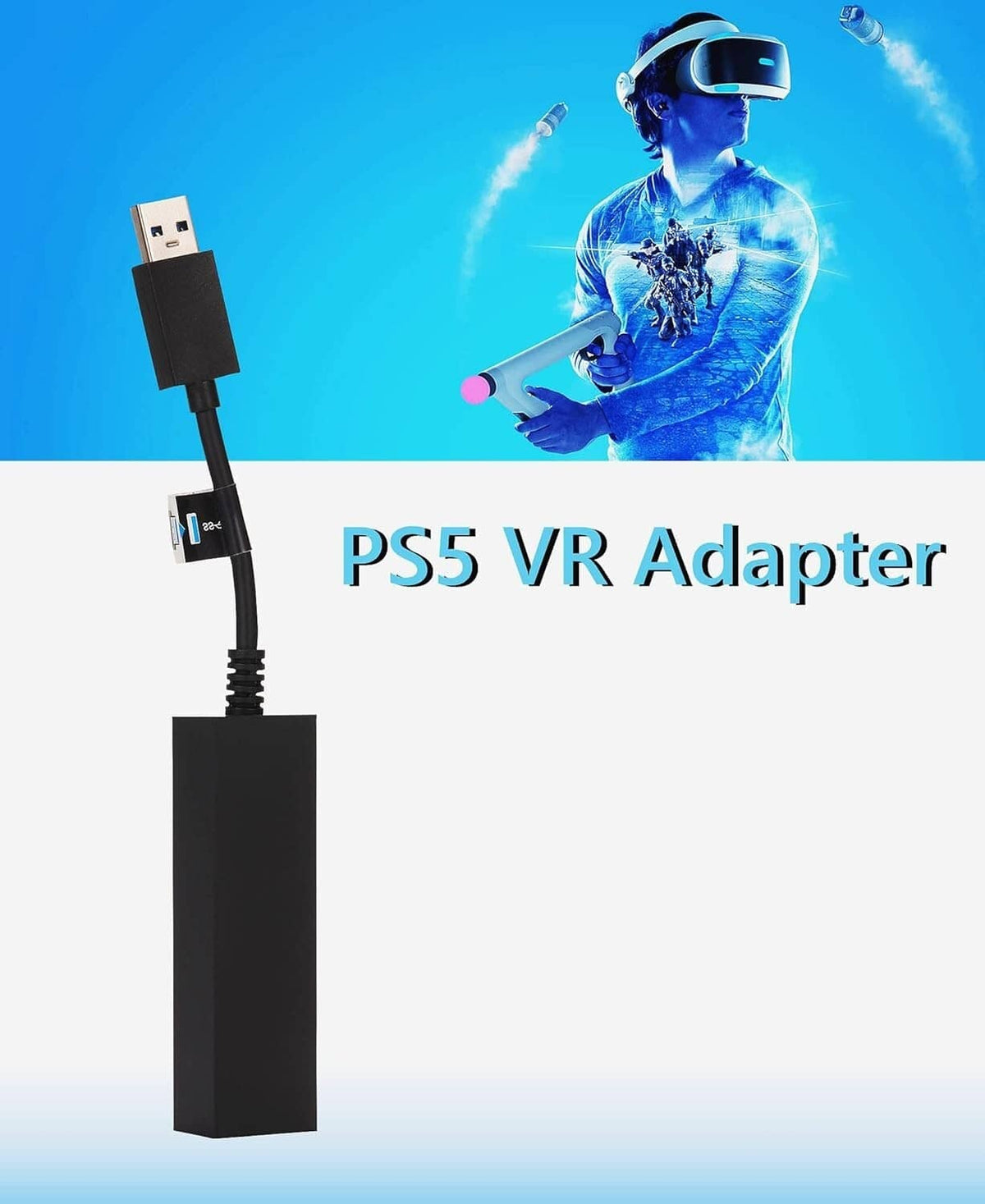 Solid Spare Adapter for Sony PlayStation 5 PSVR Camera PS5 PS4 VR connector USB3.0 US Stock