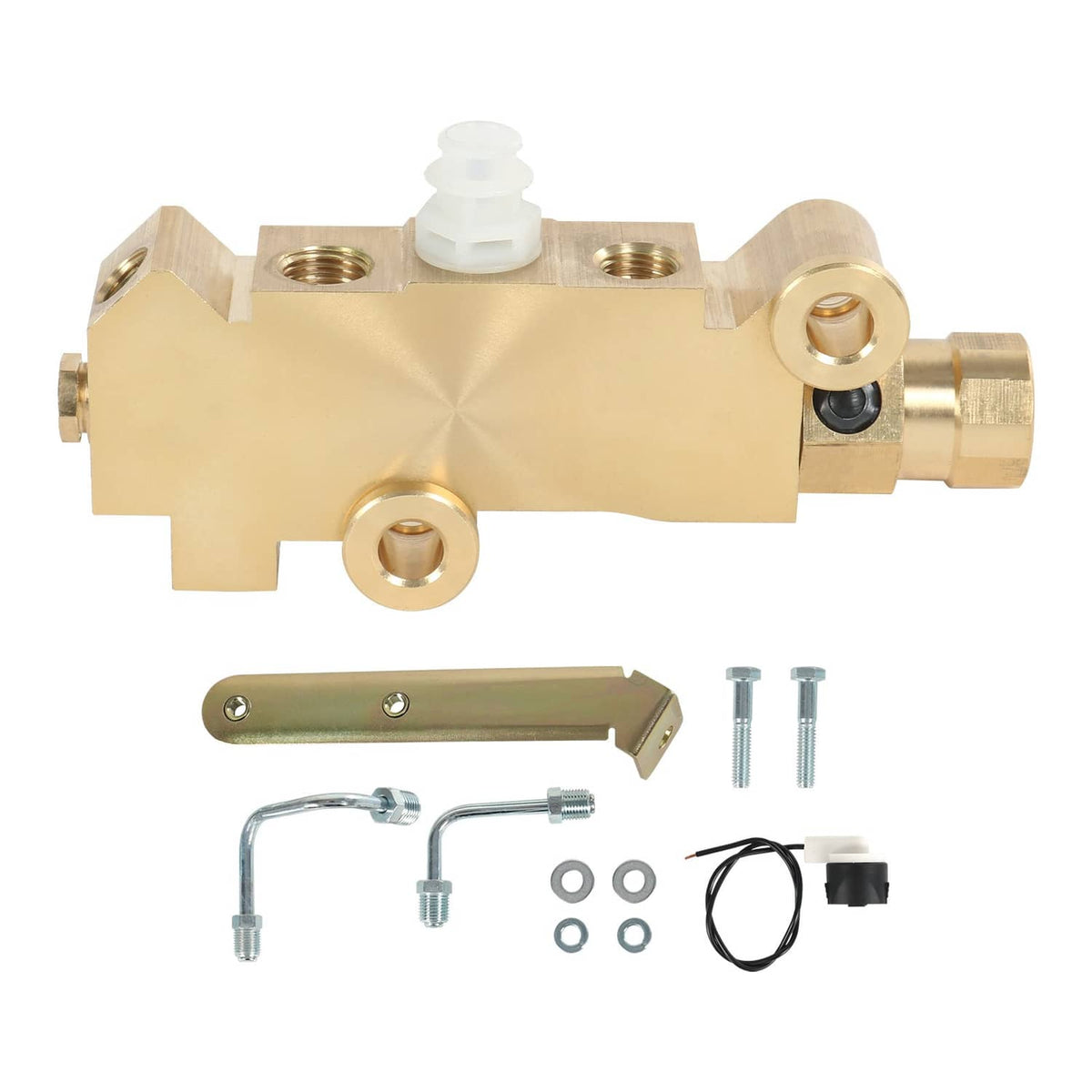 Solidspare PV2 Brass Disc/Drum Disc Front Drum Rear Brake Proportioning Valve & Mount