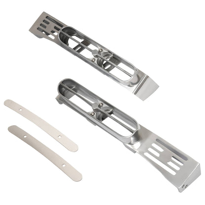 Solid Spare Fits Peterbilt 389 388 Silver Front Fender Light Bracket Double JJ Blinker Bar