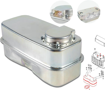 Solid Spare 951-0616B 751-0616B Exhaust Muffler Twin Inlet For Cub Cadet RZT50 RZT54 RZT42