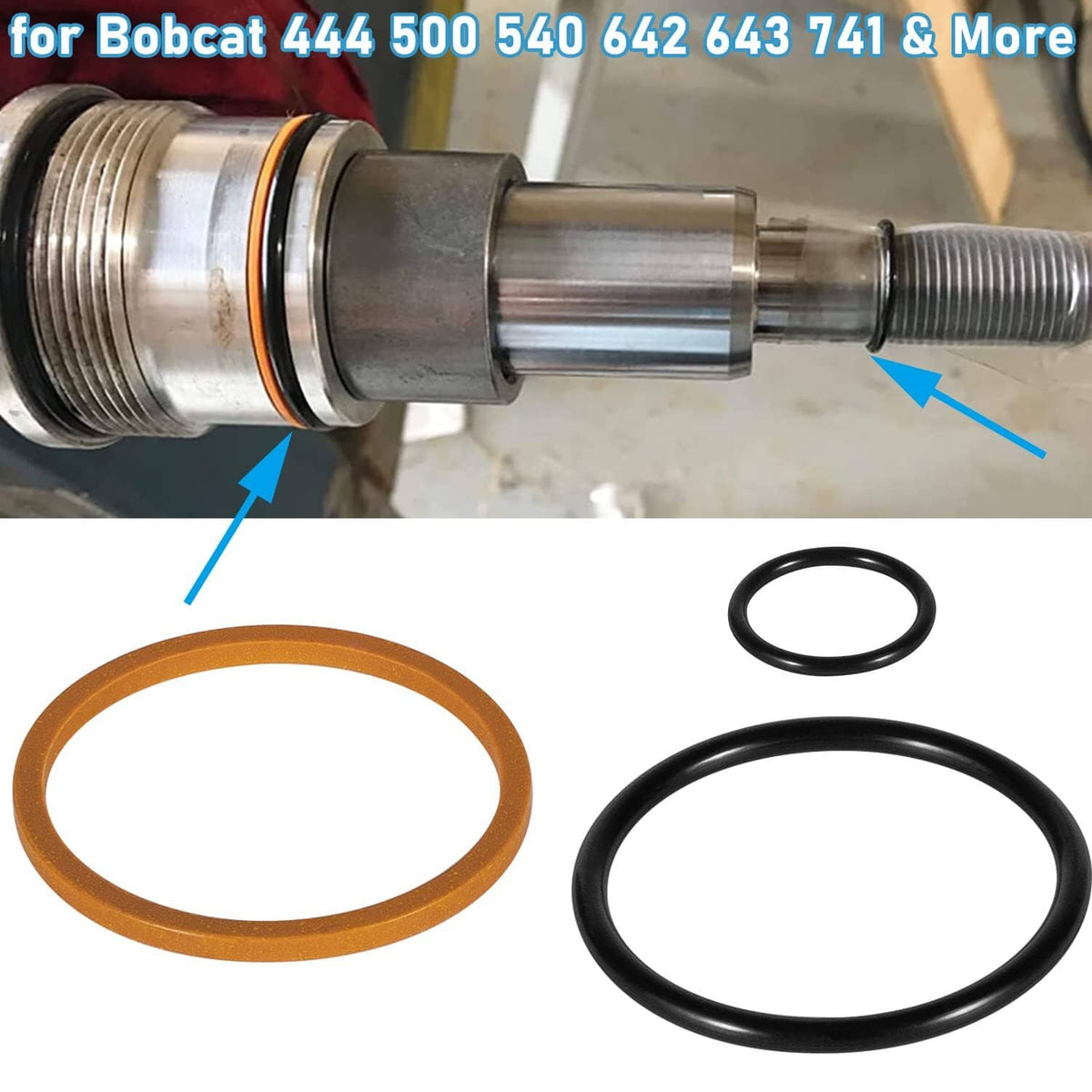 Solid Spare 6803329 Hydraulic Lift Cylinder Seals Kit for Bobcat 444 500 520 642 643 742 743