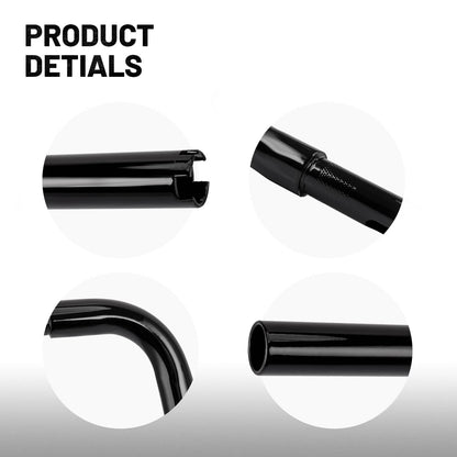 Solidspare 14" Rise 1-1/4" Ape Hanger Handlebar Black For Harley Softail FLST FXS Sportster