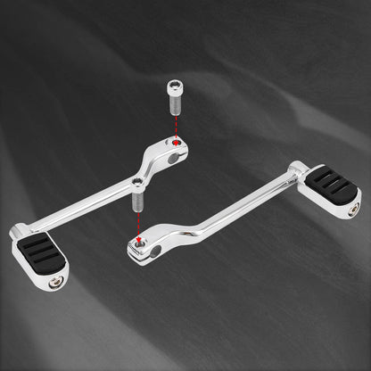 Solidspare Heel Toe Shift Lever Shifter Peg Pedal For Harley Electra Glide Heritage Softail