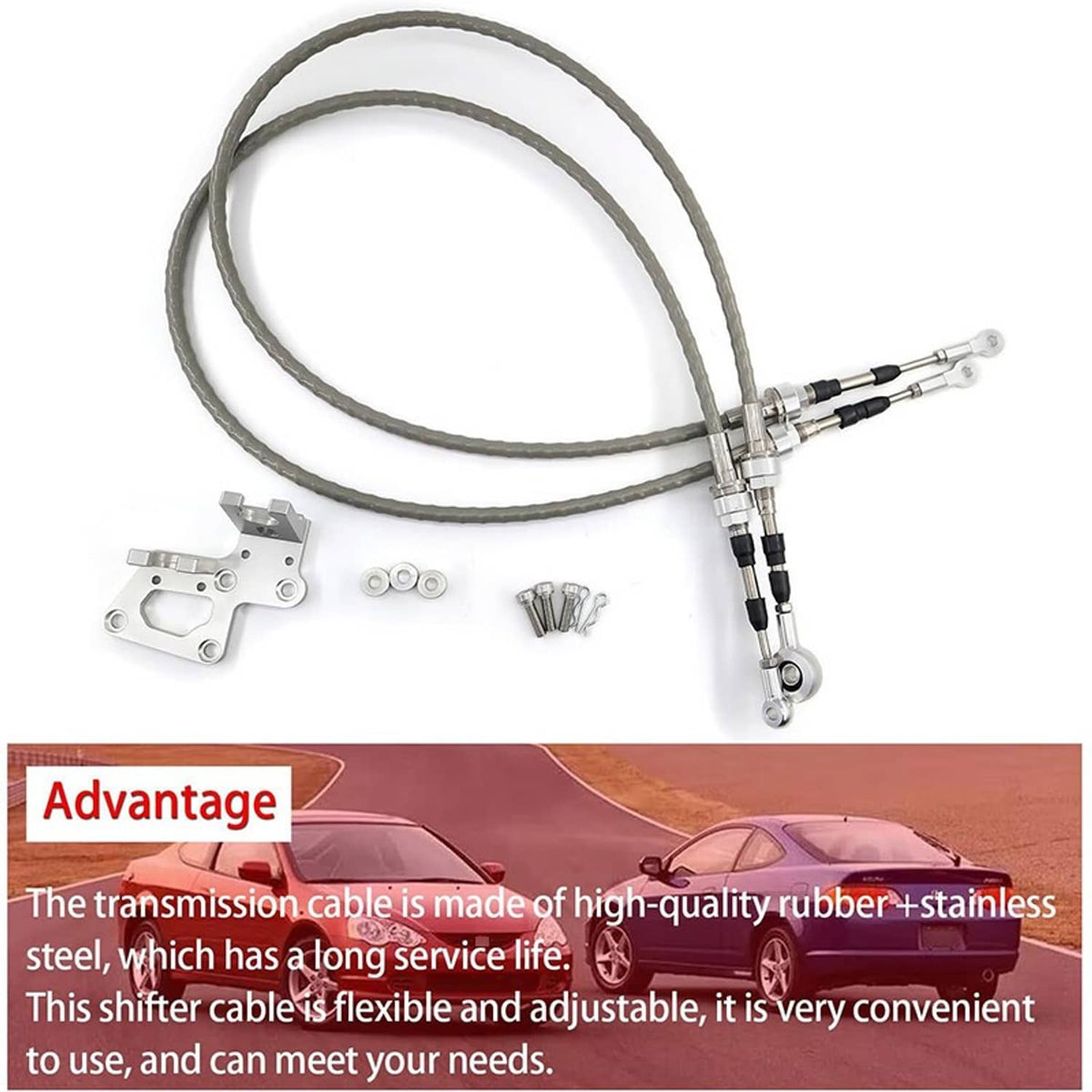 Solidspare Shifter Cable Shift Linkage for Honda Civic 06-11 RSX EK EG K20 K24 K Swap 02-06