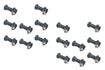 (16) Wheel Studs Bolts 3/8" and Nut 3/8"-24 for Polaris 1994 1995 300, 400L ATV
