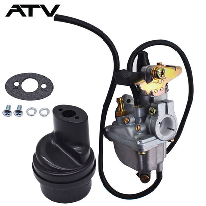 Solidspare Carburetor For SUZUKI LT50 LT 50 JR50 LT-A50 Quadrunner 1984-87 w/Air Filter Box