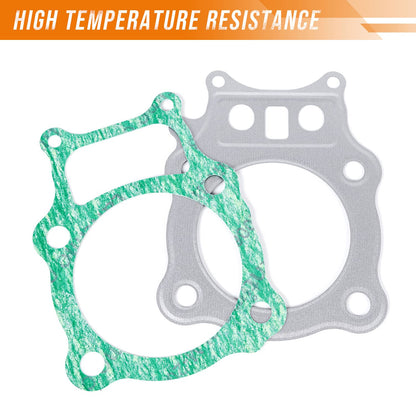 Solidspare For Honda ATV Rancher 350 TRX350TE 2x4 ES 2000-2006 Cylinder Piston Gasket Kit