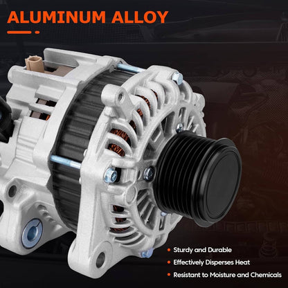 Solidspare Alternator For 2013 2014 2015 2016 2017 Honda Accord L4 2.4L #311005A2A02