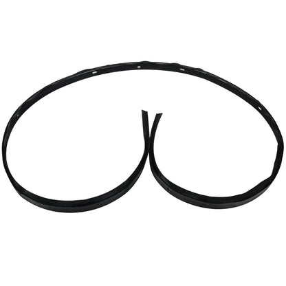 Solid Spare For 2008-2022 Dodge Challenger Engine Hood Bumper Weatherstrip Seal w/ 12*Rivet