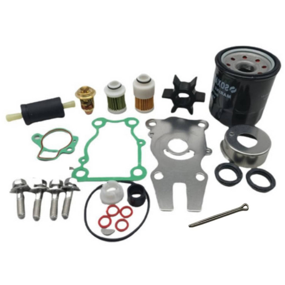 Solid Spare Yamaha 4-Stroke 50HP 60HP Outboard Maintenance Kit 63D-W0078-01 5GH-13440-60 New