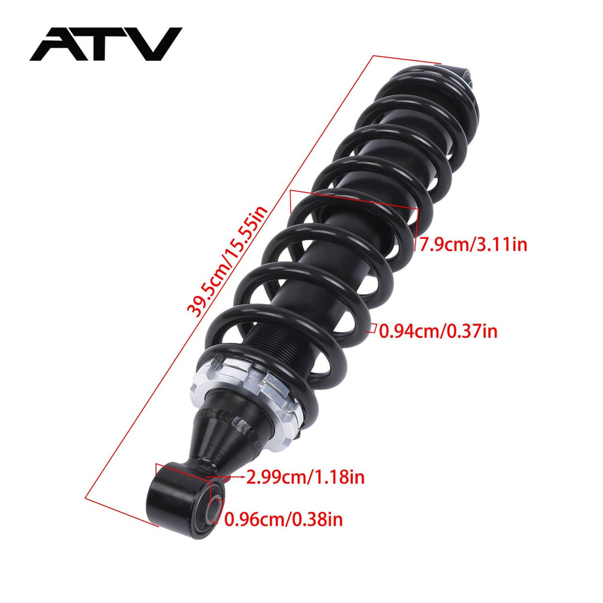 Solidspare Fit For Kawasaki Brute Force 650i (KVF650) 06-13 750i (KVF750) 05-18 Front Shock