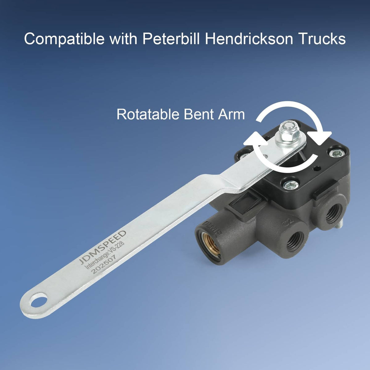 Solidspare Leveling Valve 171.H185K VS-228 For Peterbilt Hendrickson 334-1974 HV9990