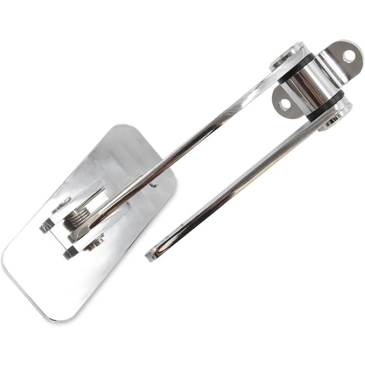 Solidspare Universal Street Hot Rat Rod Aluminum Gas Pedal Firewall Mount Throttle Polished