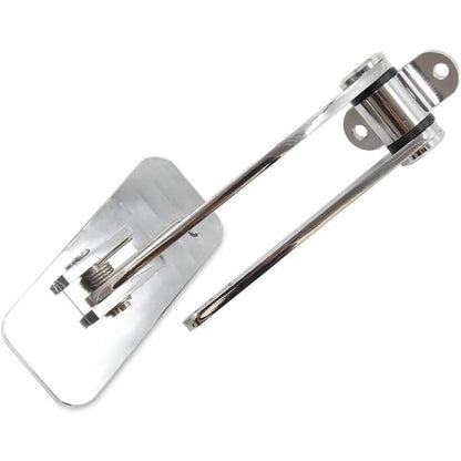 Solidspare Universal Street Hot Rat Rod Aluminum Gas Pedal Firewall Mount Throttle Polished