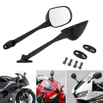 Solidspare USA Motorcycle Mirrors For Honda CBR250R 2011-13 CBR500R 2012-2014 CBR300R 2015
