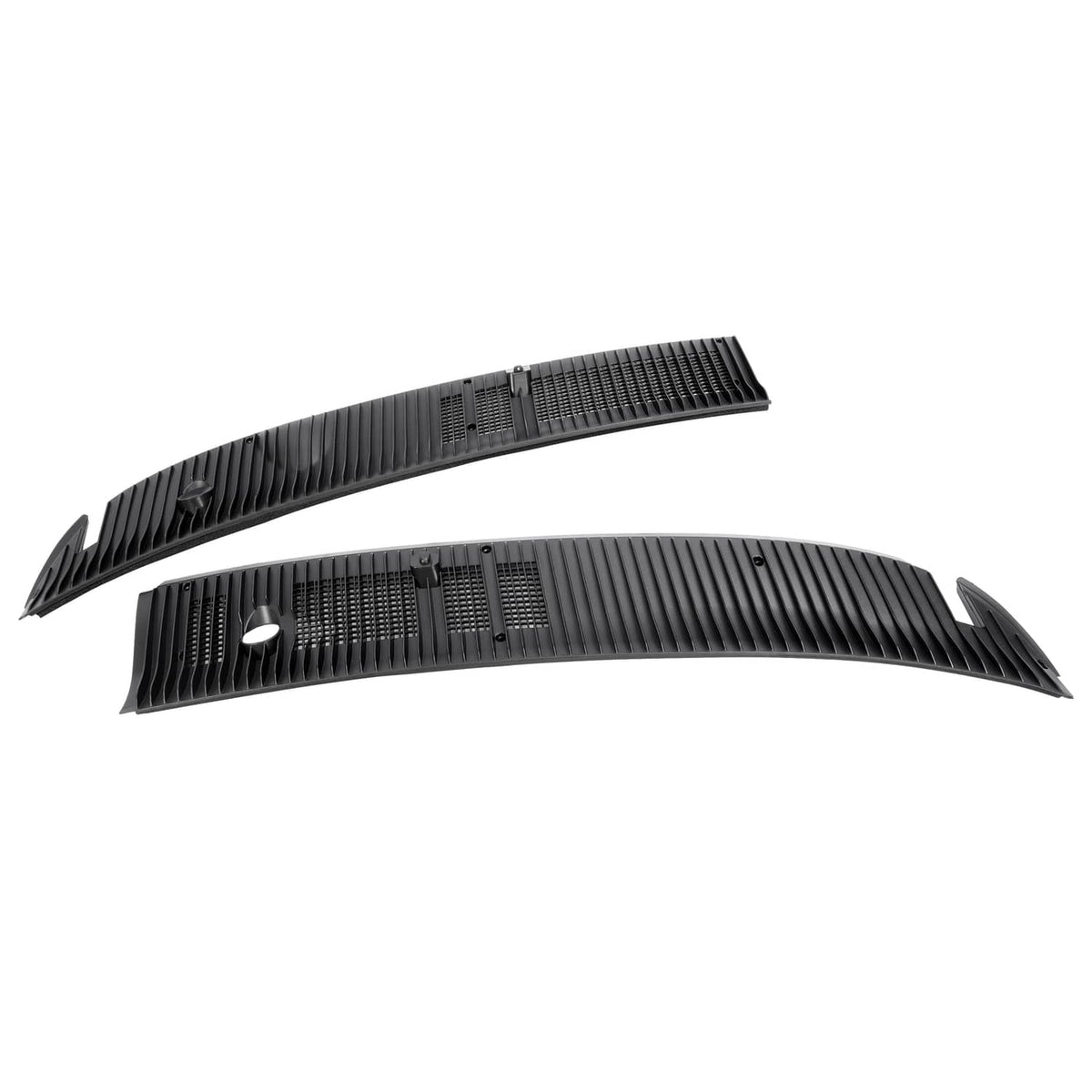Solid Spare Wiper Cowl Panel Grille Screen ABS For Ford E VAN E-150 E-250 E-350 Super Duty