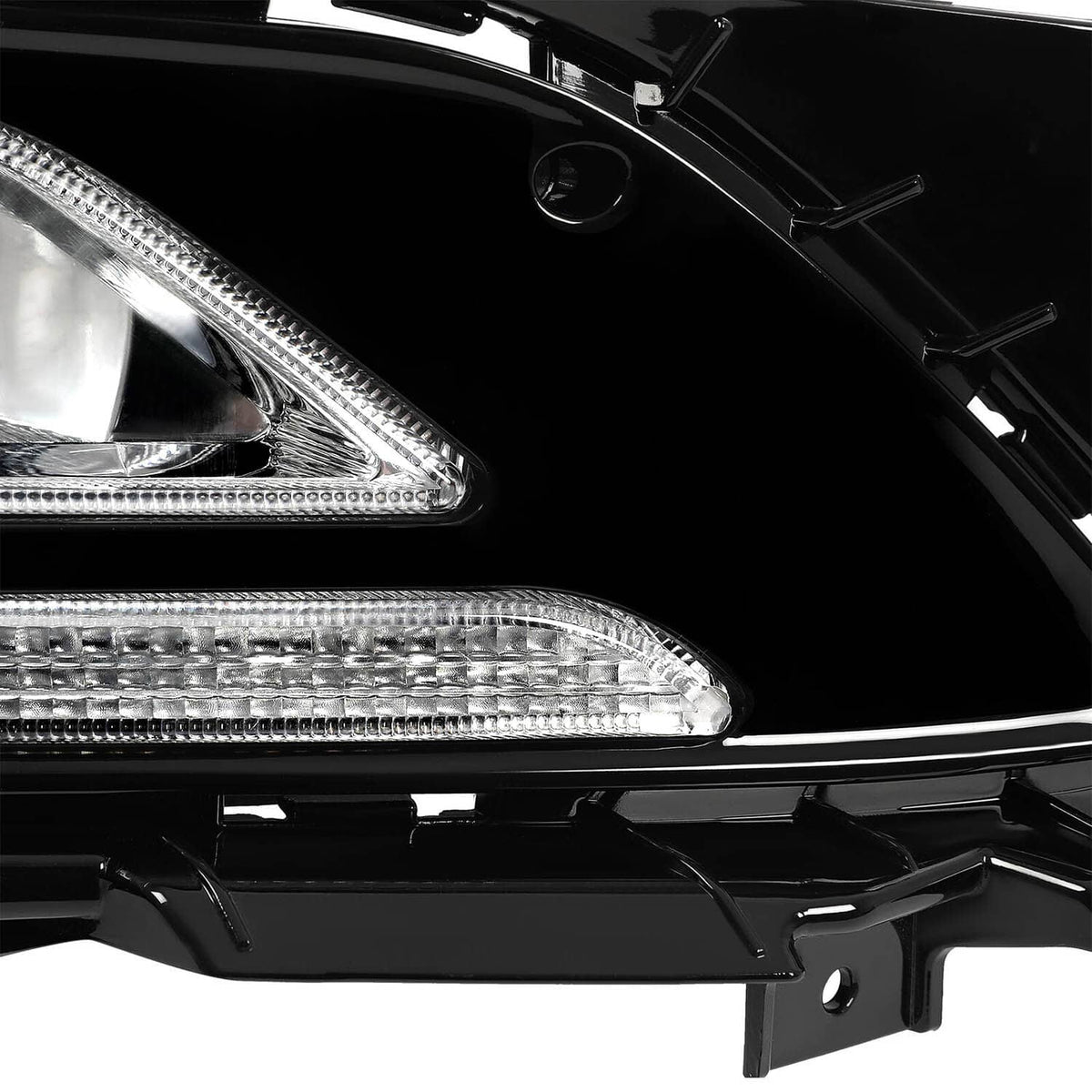 Solid Spare Pair LED&DRL Fog Lights Bumper Lamps LH&RH w/Bulbs For Hyundai Tucson 2019-2021