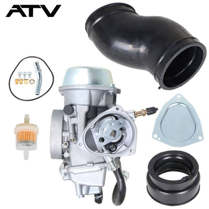 Solidspare New Carburetor w/ Intake Manifold For Yamaha Grizzly 660 2002-2008