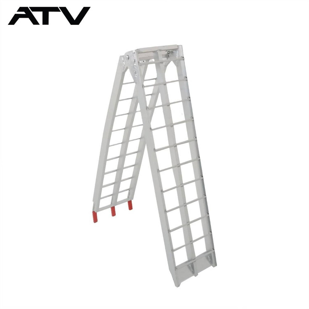 Solidspare Fit For Pickup Trucks Bed 2 × Aluminum Ramp 1500 LBS Foldable Loading Ramps
