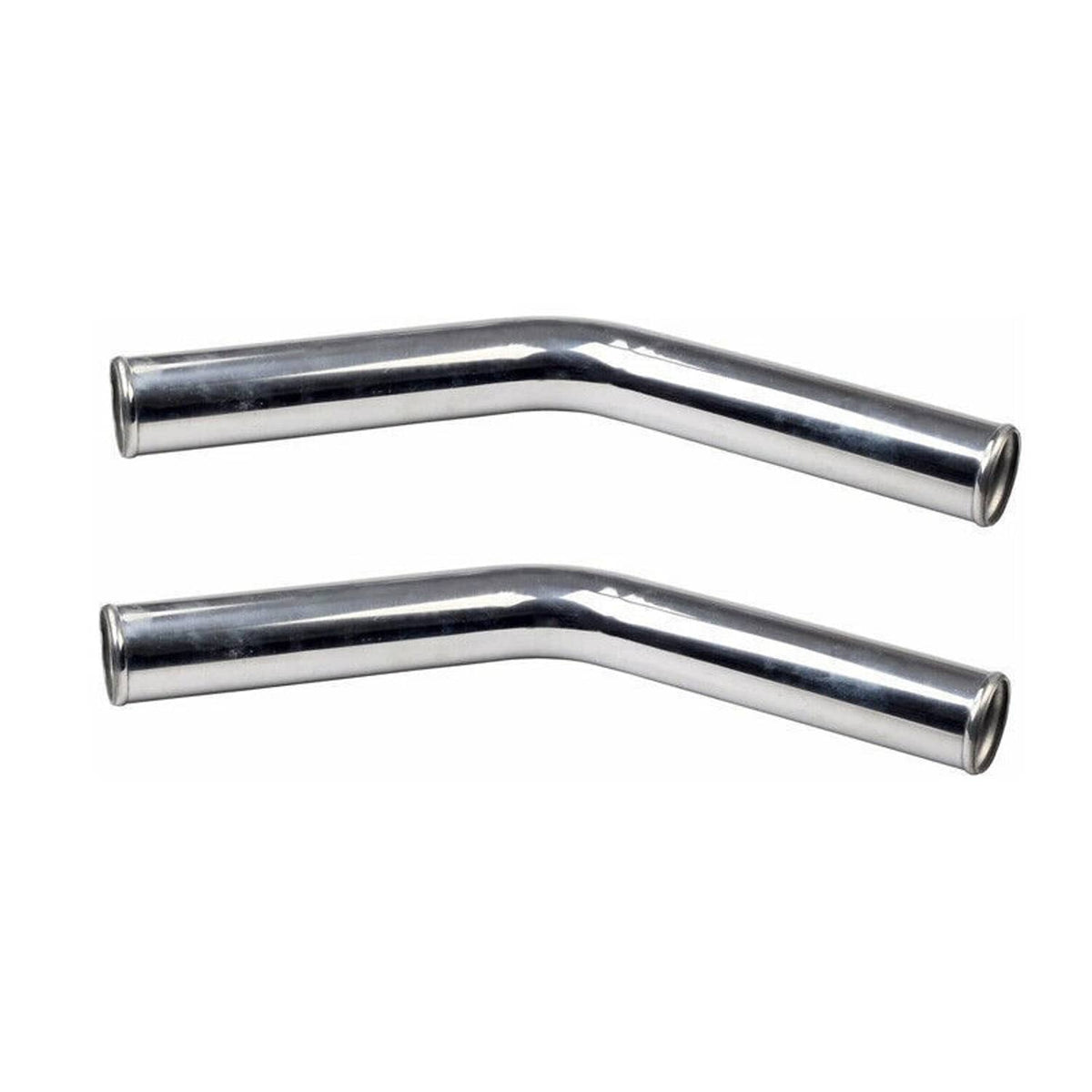 Solidspare 2.5" Universal Aluminum Turbo Intercooler Elbow Pipe Kit + Silicone Hose + Clamp