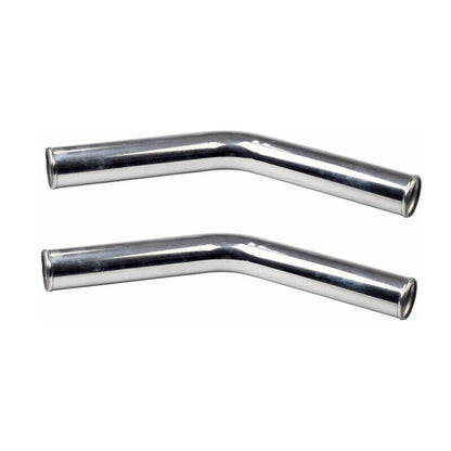 Solidspare 2.5" Universal Aluminum Turbo Intercooler Elbow Pipe Kit + Silicone Hose + Clamp