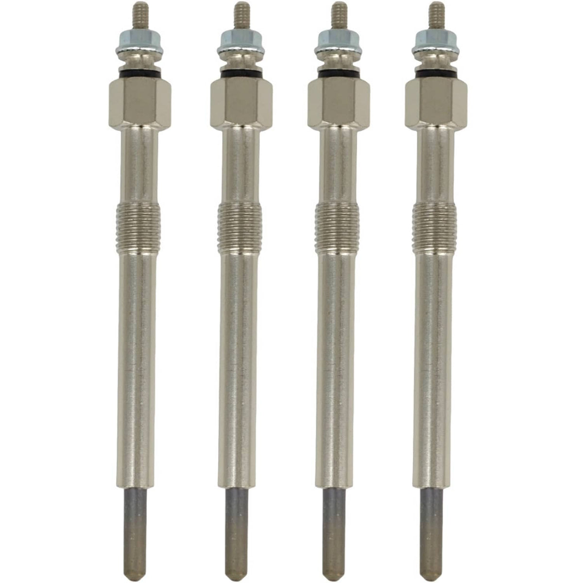 Solid Spare 4X Glow Plug 16098-04171 25-39238-00 for Kubota MX5200 MX5400 MX5800 V2203
