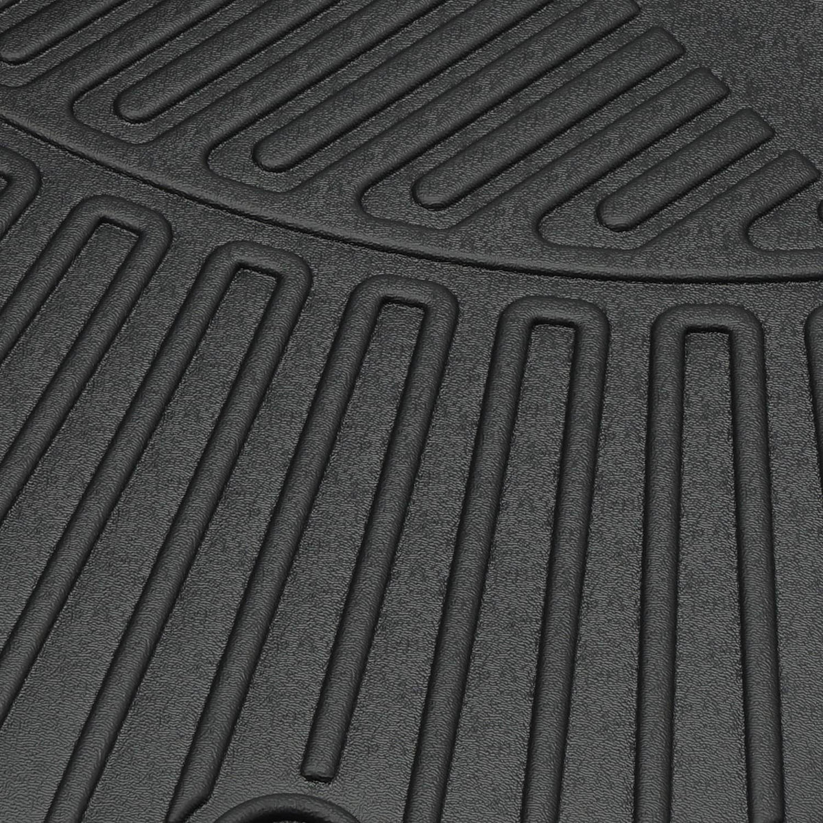 Solidspare 3D TPE Liners Fit For Honda Pilot 4 Doors 2016-2022 Black 4PCS 3 Rows Floor Mats