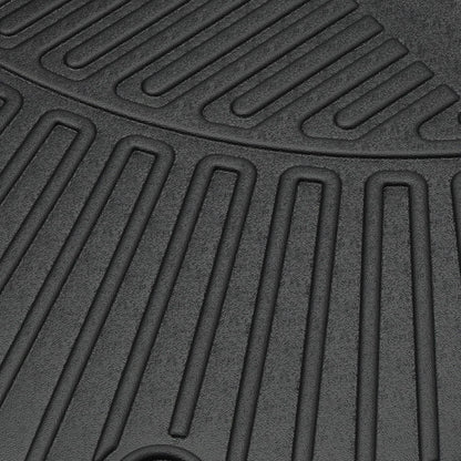 Solidspare 3D TPE Liners Fit For Honda Pilot 4 Doors 2016-2022 Black 4PCS 3 Rows Floor Mats
