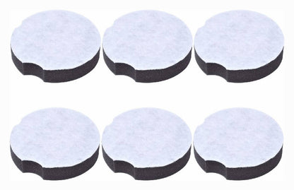 Solid Spare 6PCS Foam Filters For Bissell PowerForce Compact 2112 Series Vacuum 1604896 US